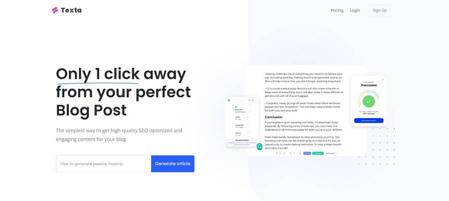 AI Tool for Education Texta