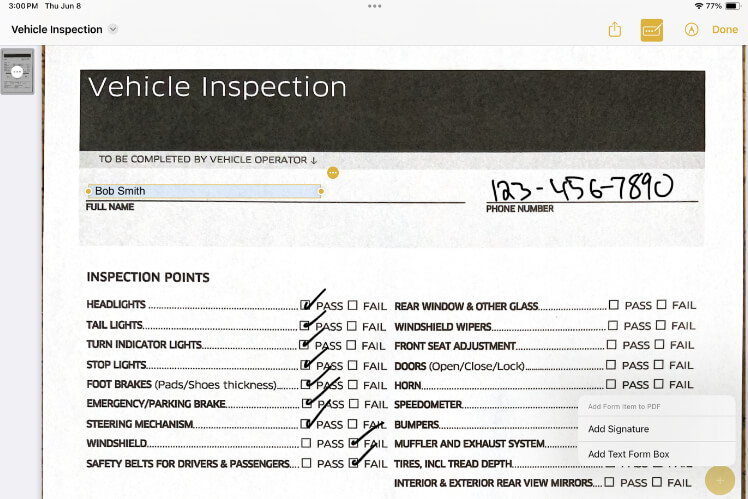 Apple Autofill Feature