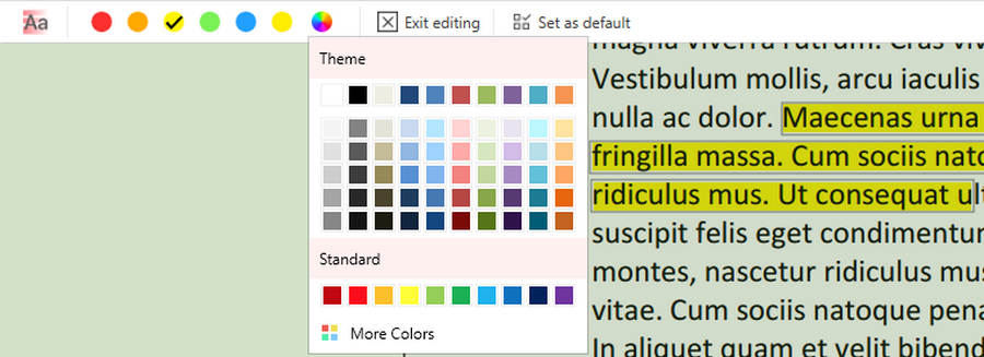 Change Text Highlight Color in PDFgear