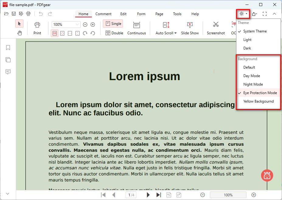Changer la Couleur de l'Arrière-Plan