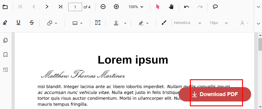 Download and Save Your Signed PDF