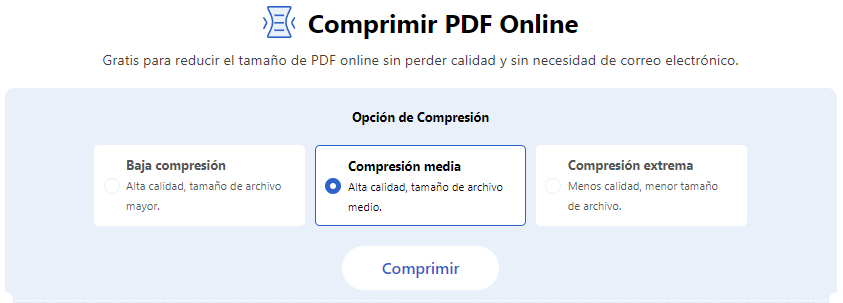 Comprimir un PDF a 500 KB