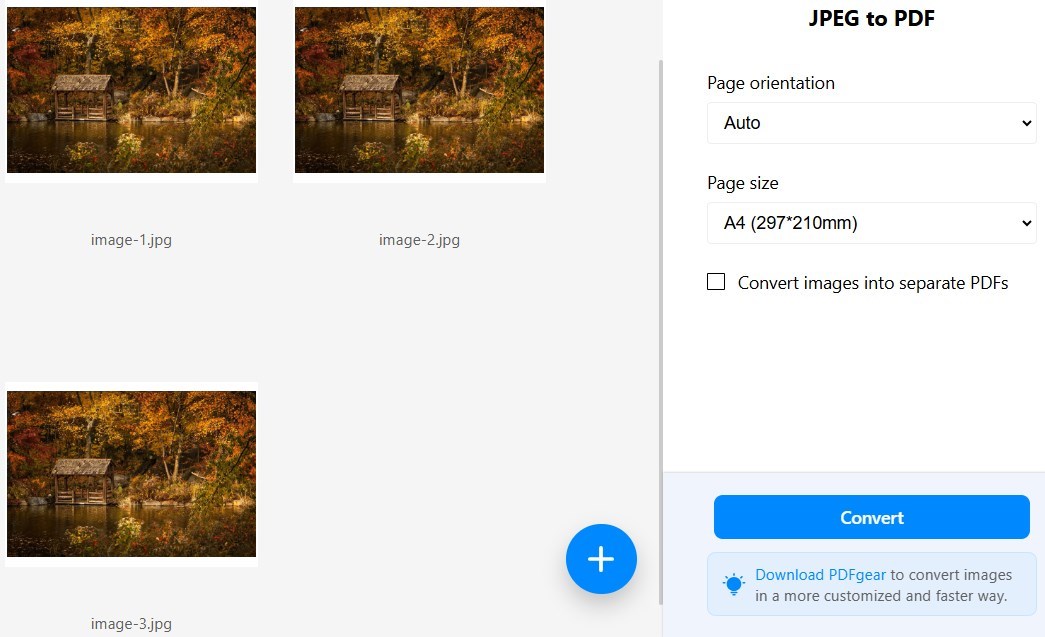 Customize the Image Settings