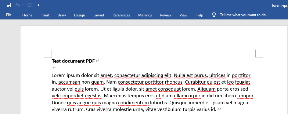 Editar PDF Escaneado en Word