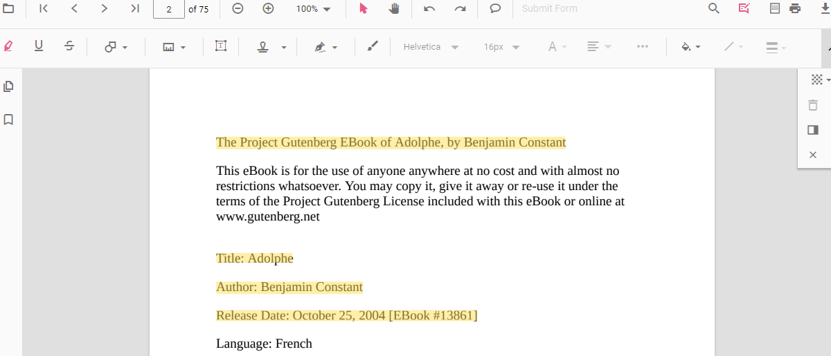 Modifier le PDF Scanné PDFgear