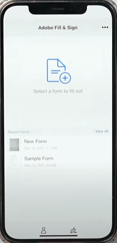 Open the App and Select a PDF