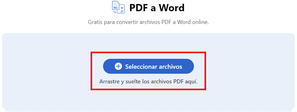 Sube el archivo PDF a PDFgear