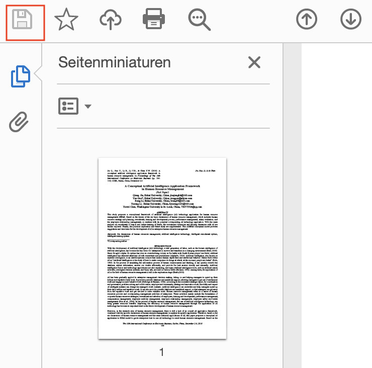PDF ohne leere Seiten speichern