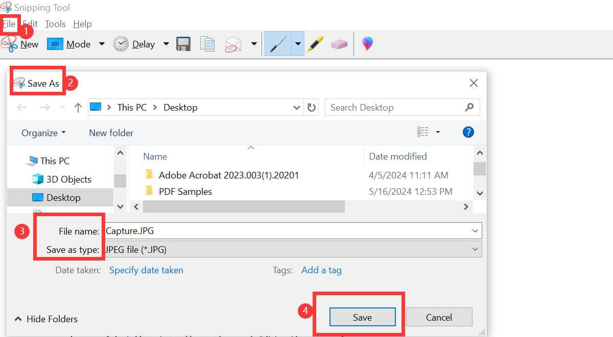 Save a PDF Page in JPEG Format
