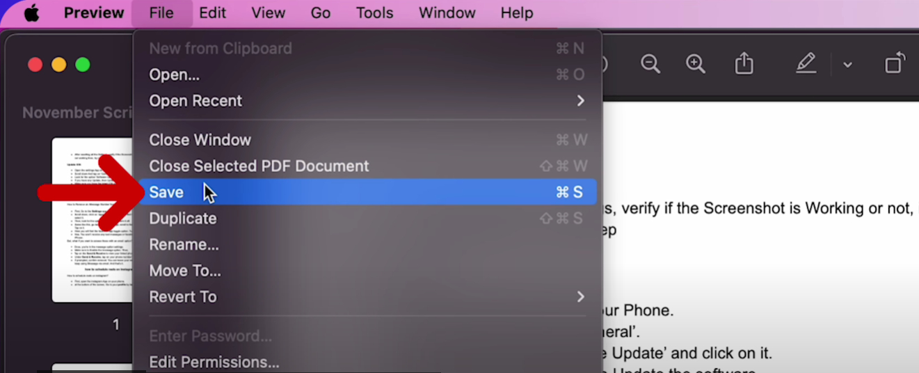 Save PDF