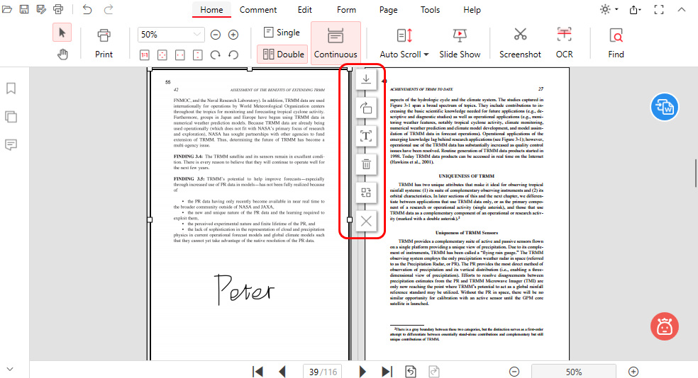 Customize Inserted PDF Image