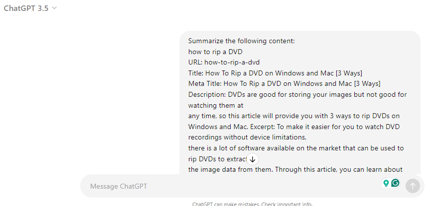 Summarize a PDF with ChatGPT