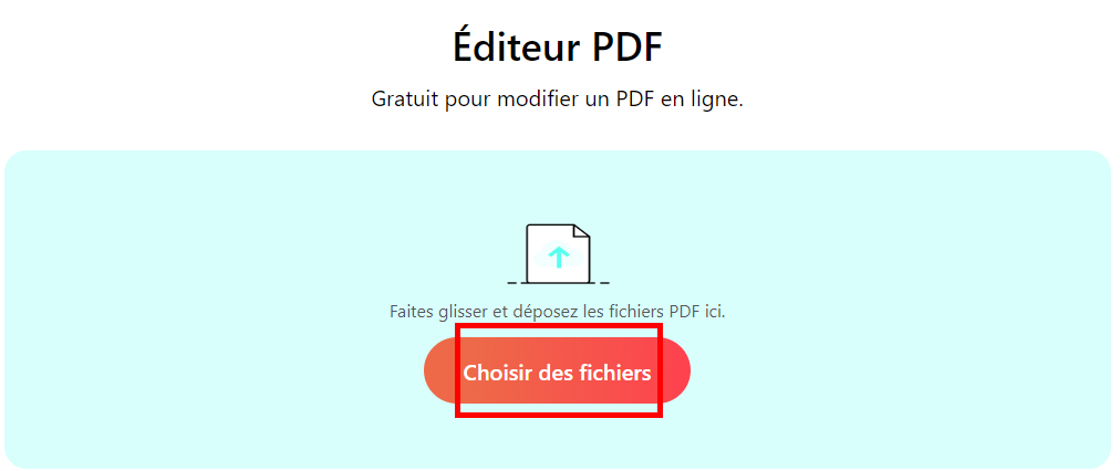 Téléchargez un PDF sur PDFgear Online Editor