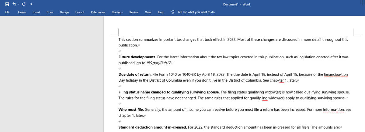 Open Find and Replace Tool