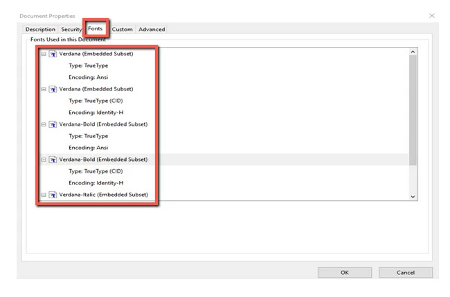 Periksa Nama Font di Adobe