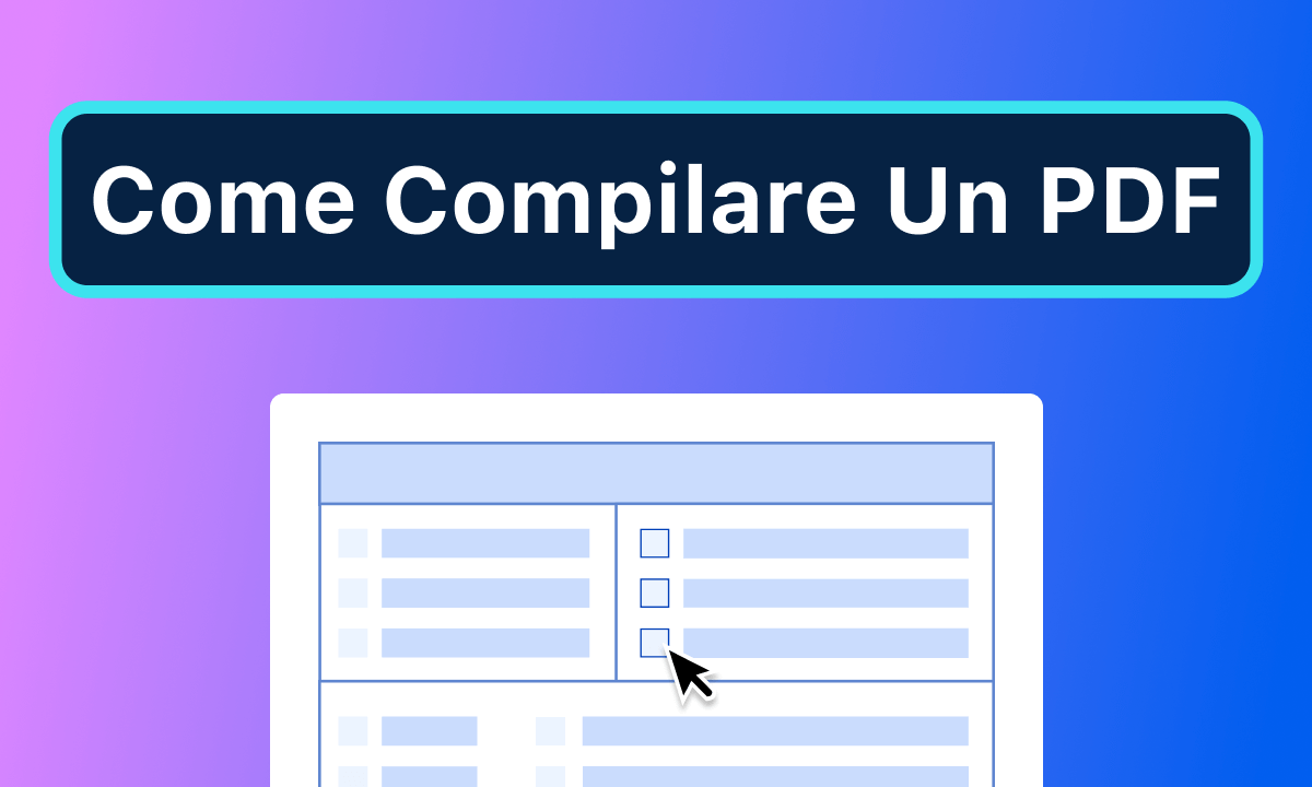 Come compilare gratuitamente un modulo PDF