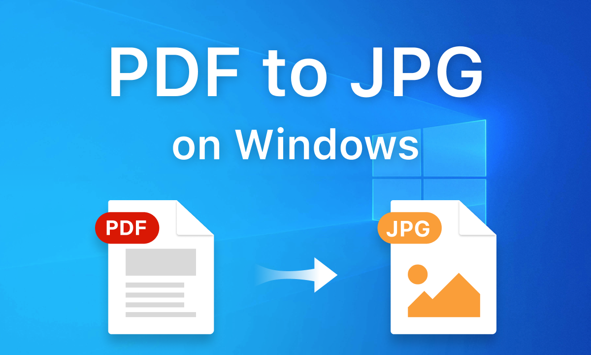 How to Convert PDF to JPG on Windows