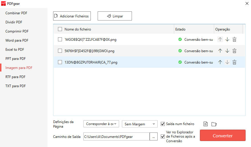 Converta imagens em PDF instantaneamente