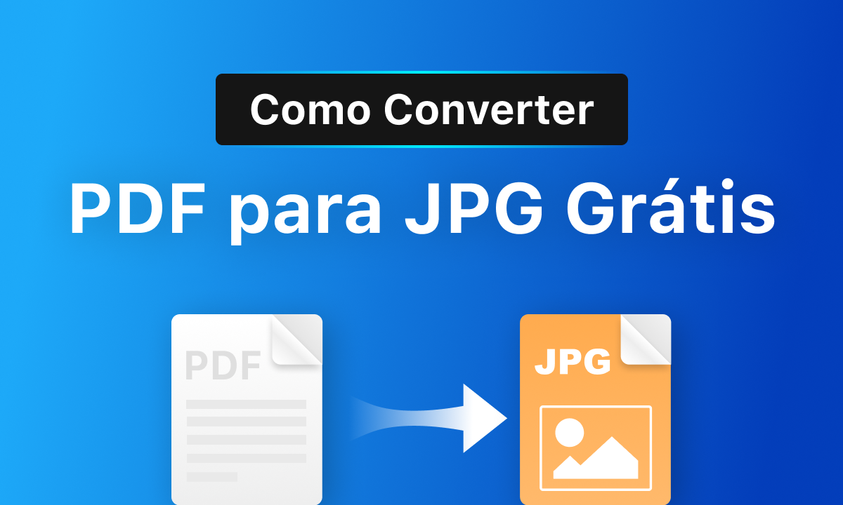 Como Converter PDF para JPG Grátis