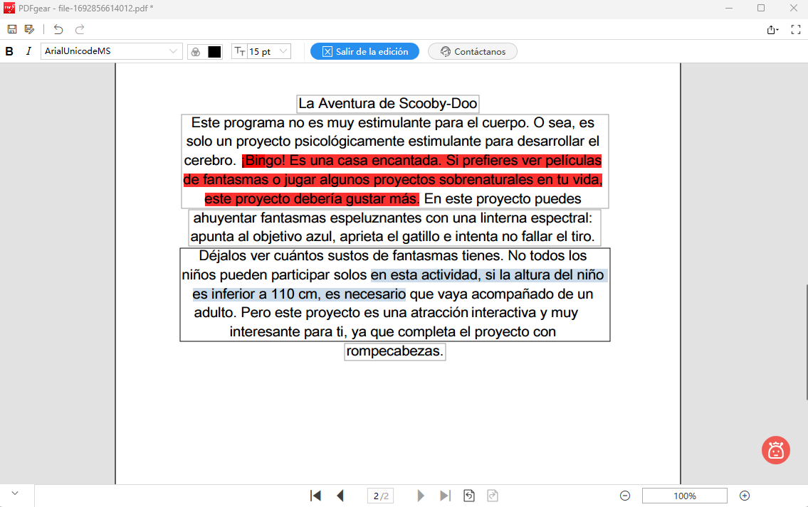 Editar el PDF en Windows 10