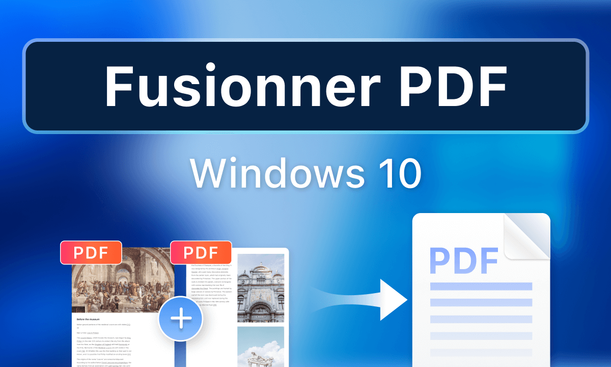 Comment fusionner des fichiers PDF sous Windows 10 et Windows 11 gratuitement