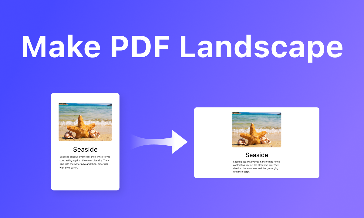 How to Make PDF Landscape