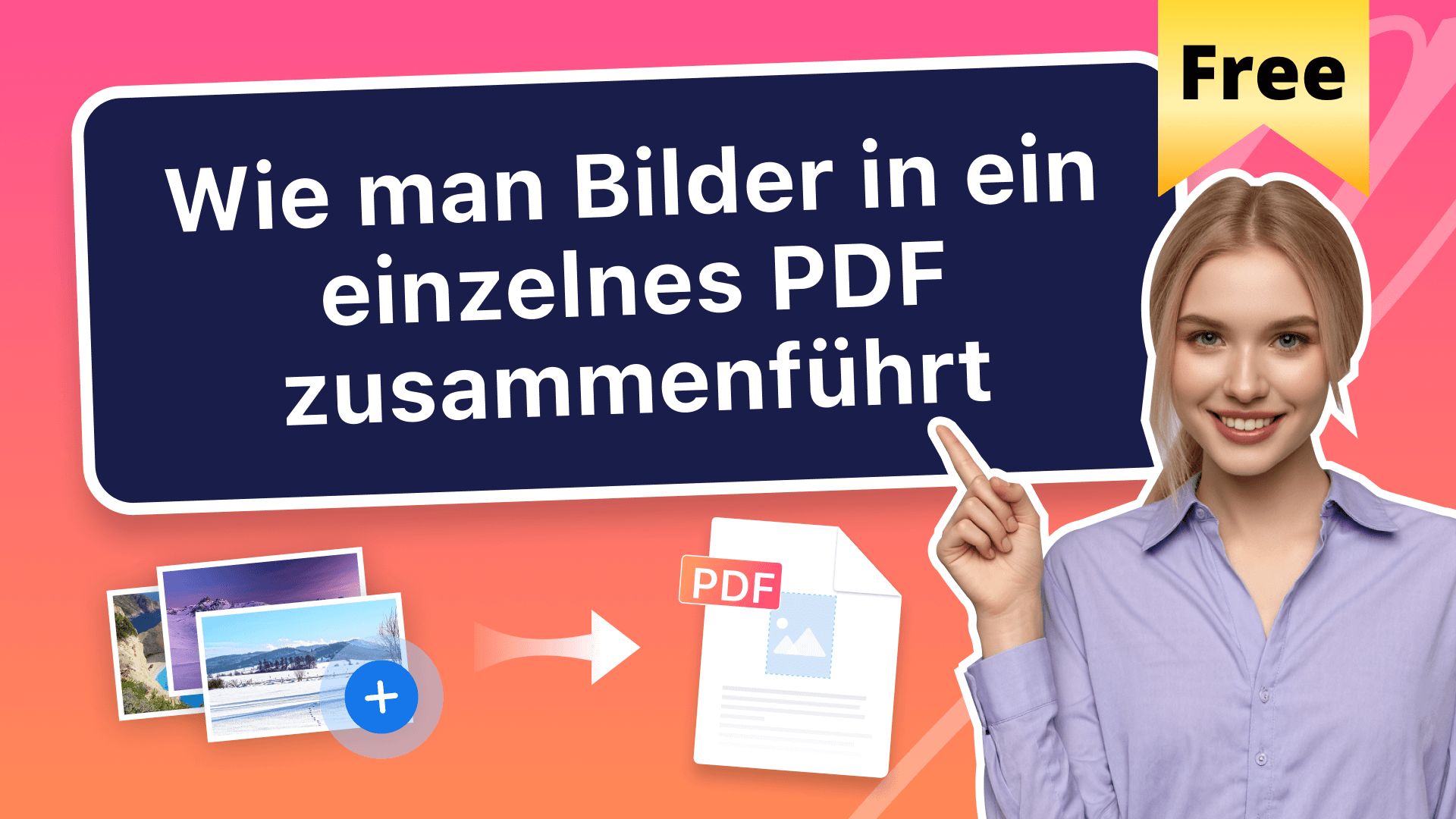 Wie man Bilder in ein einzelnes PDF zusammenführt